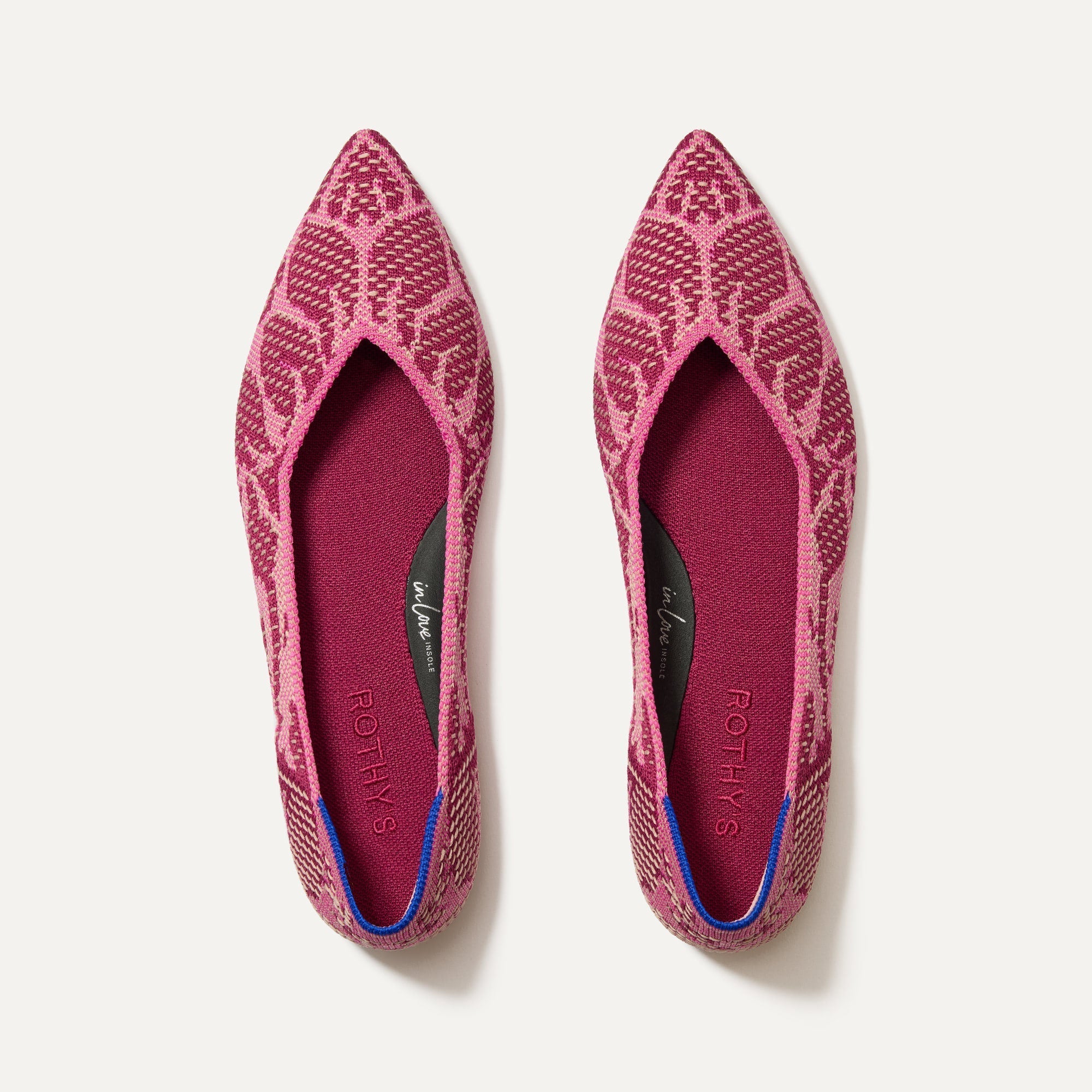 The Point II in Pink Bouquet shown from the top.