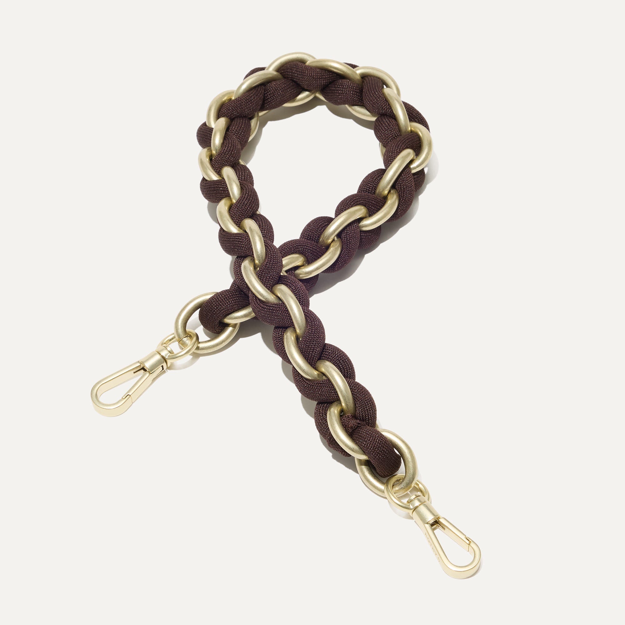The Shoulder Strap in Chocolate Chain.