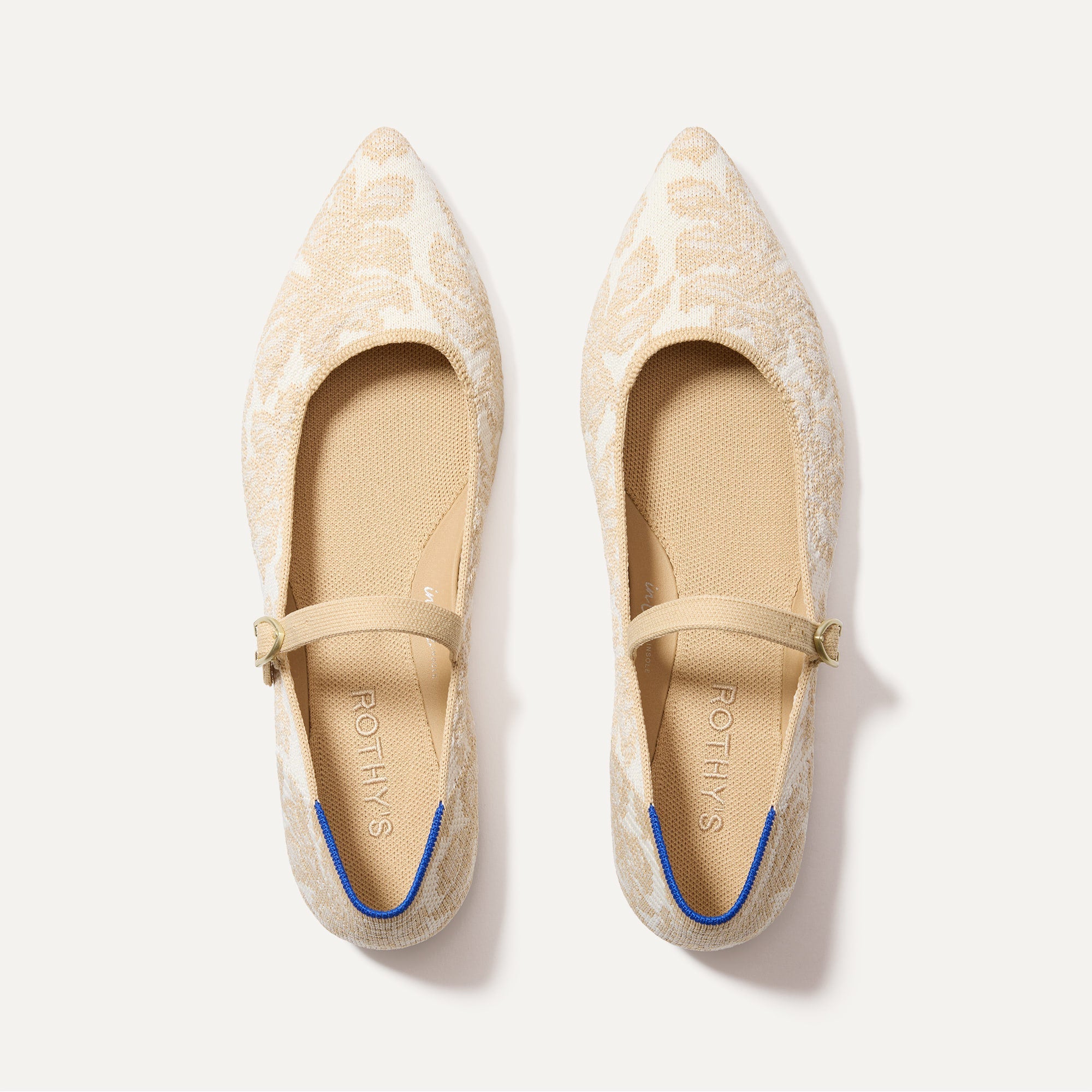 The Point Mary Jane II in White Chantilly shown from the top. 