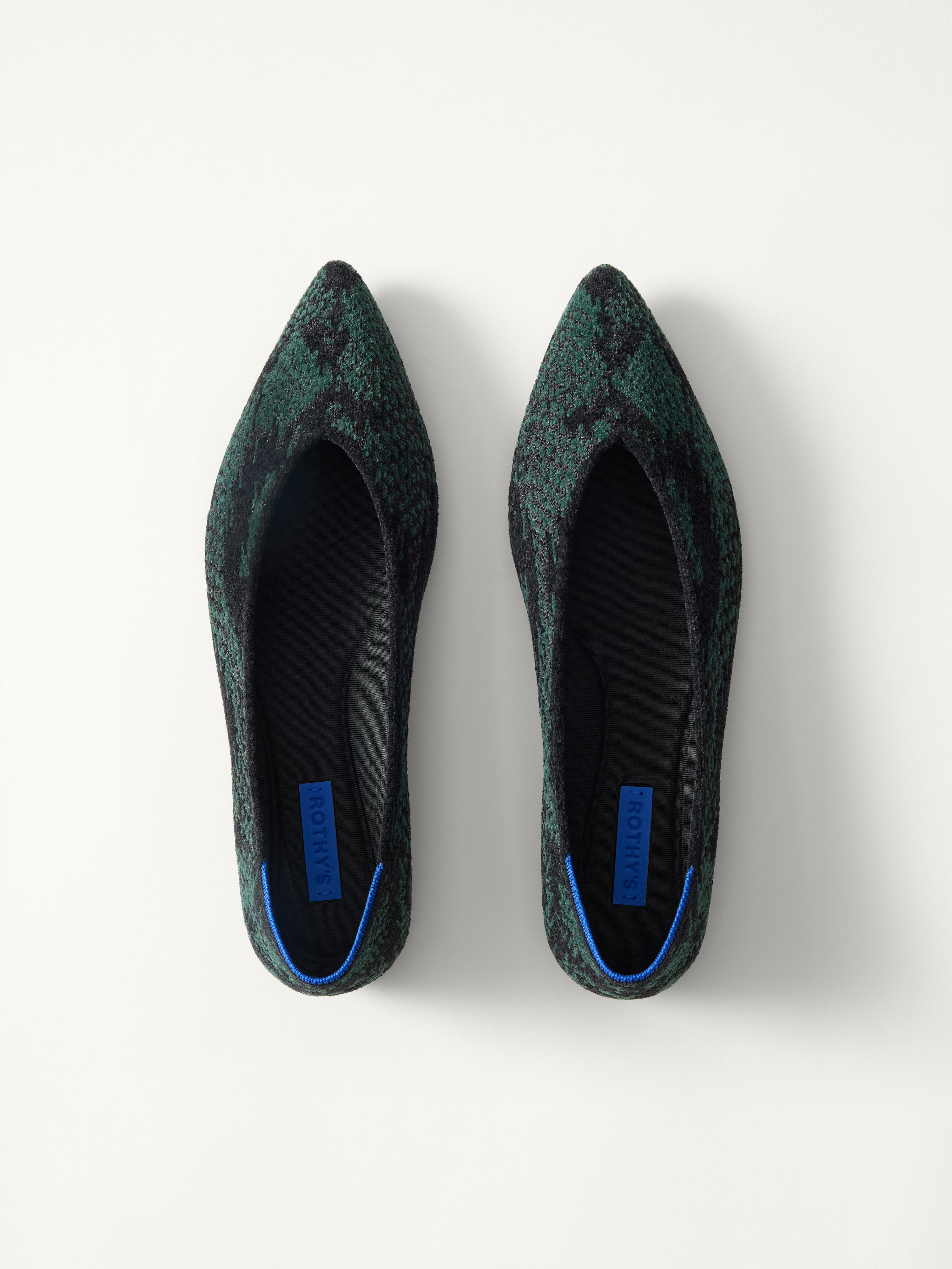 PLP | The Point III in ReVelvet Evergreen Python shown from the top.