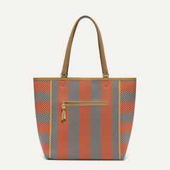 PLP |The Two-Way Tote in Sienna shown from the front.