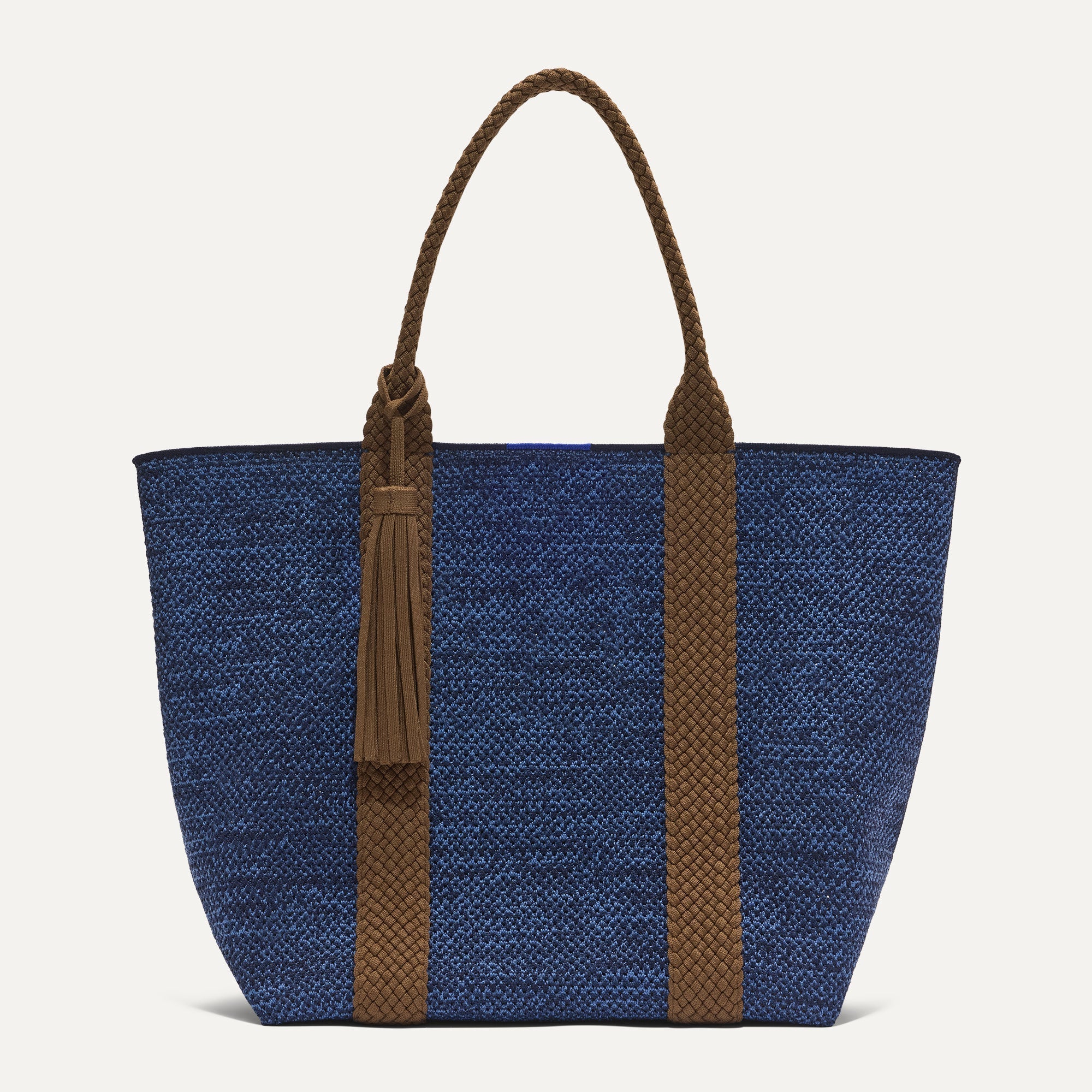 PDP |The Lightweight Tote in Dusk Open-Knit shown from the front. 